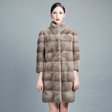 HDHOHR 2018 New Natural Mink Fur Coats For Women Outwear Park With Fur For Female  Warm Vest Winter Real Mink Fur Jackets