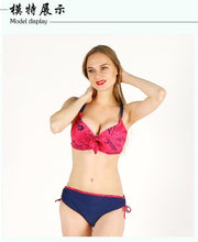 2018 New Bikinis Women Swimsuit Retro Push Up Sexy Bikini Set Vintage Plus Size Swimwear Female High Waist Big Size bikini set